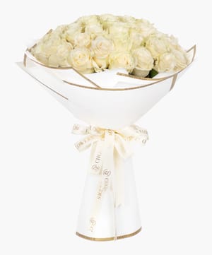 ivory rose elegance new born online flower delivery Dubai and Abu Dhabi