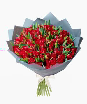 Red Tulips Bouquet