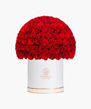 royal crown box luxury flowers online flower delivery Dubai and Abu Dhabi