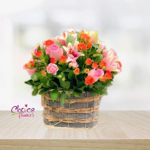 Carnation flower arrangement