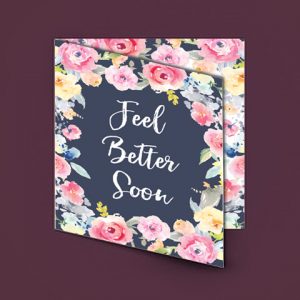 Get Well Soon Message Card