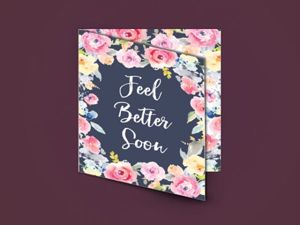 Get Well Soon Message Card