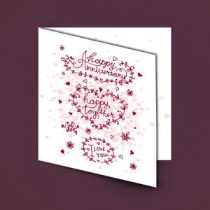 Happy Anniversary Message Card