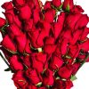 Love Shaped Roses in Red Vase Zoom 2