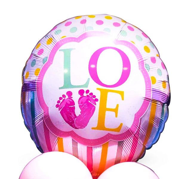 Large Baby Girl Balloon Zoom 2