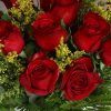 Red Roses with Green Fillers Zoom 2
