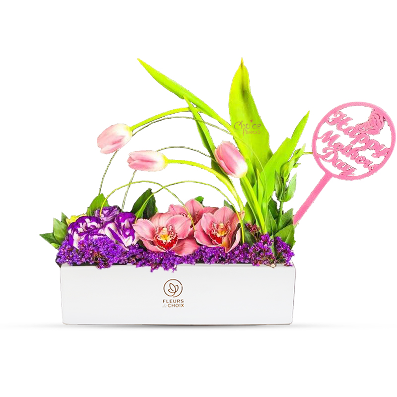 Happy Mothers Day | Mother's Day Premium Flower Arrangement