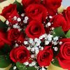 Premium Red Roses with Green Fillers Zoom 2