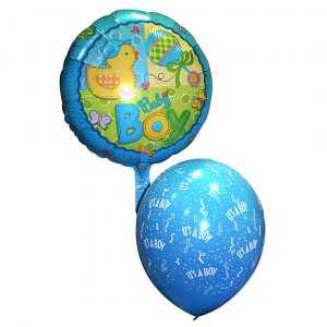 New Born Baby Boy Balloons