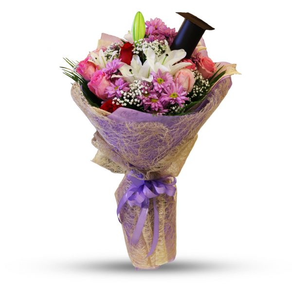 Mixed Flowers Graduation Bouquet