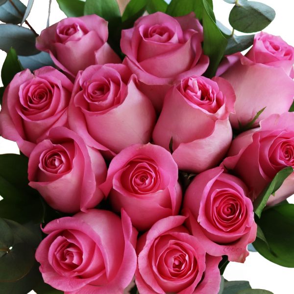 Pink Rose Hand Bouquet Zoom 2