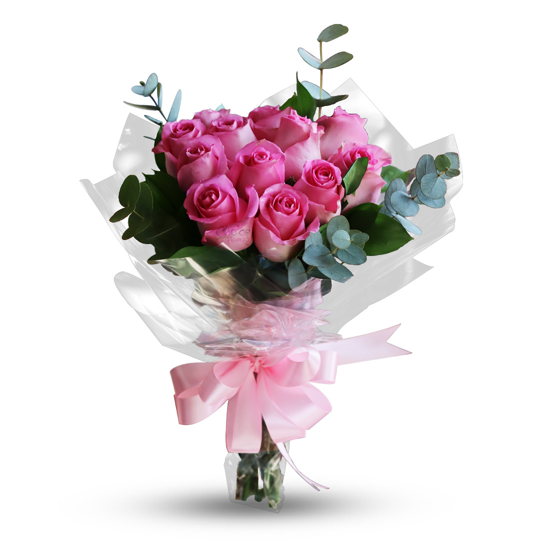 Pink Rose Hand Bouquet | Just Because Arrangement