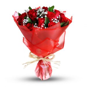 Premium Red Roses Hand Bouquet