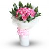 Pink Roses with Green Fillers