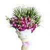 Purple Orchid Hand Bouquet Zoom 1