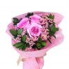 Light Pink Roses with Green Fillers Zoom 1