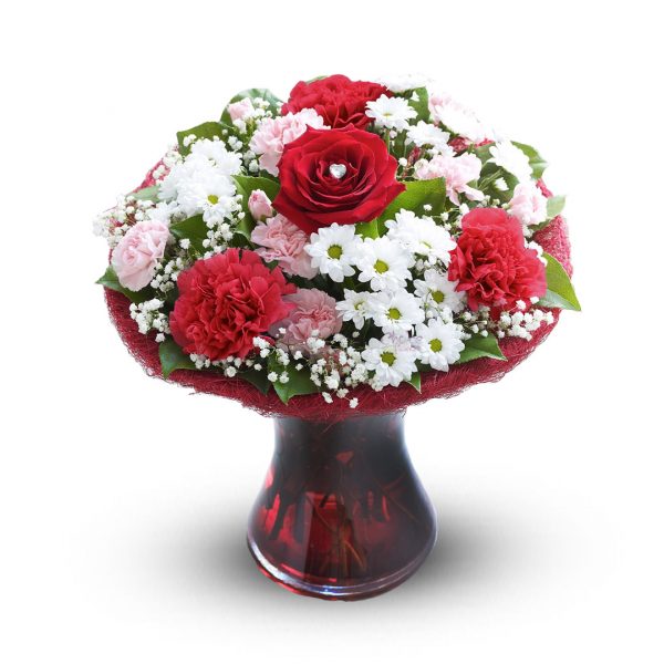 Mix Flowers with Shining Crystal