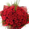 Red Roses with Green Fillers Zoom