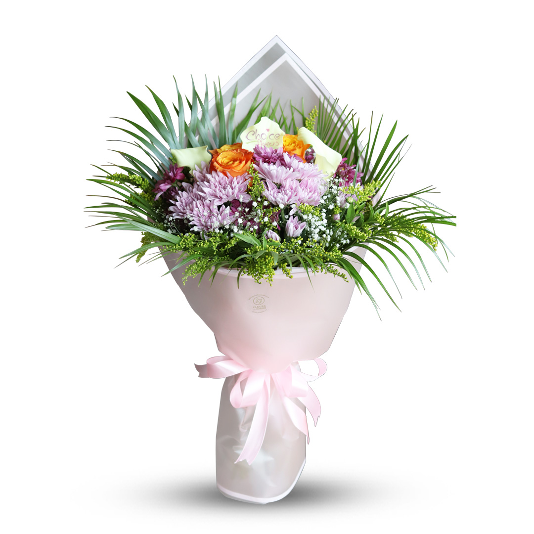 Mixed Flower Hand Bouquet Arrangement | Always in my Heart
