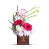 Happy Mothers Day Wishes in Brown Vase