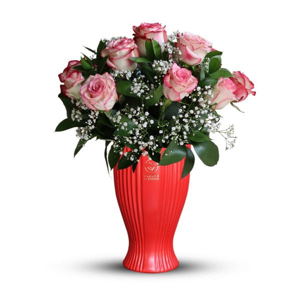 Truly Magnificent in Red Vase