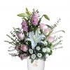 Abundant Love in white Vase - Zoom 2