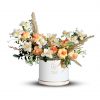 Box of Happy Flowers - Main Image - White Vase