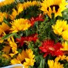 Sunflower Gerbera Hand Bouquet Zoom 2