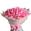 75 Pink Roses Hand Bouquet Zoom 1
