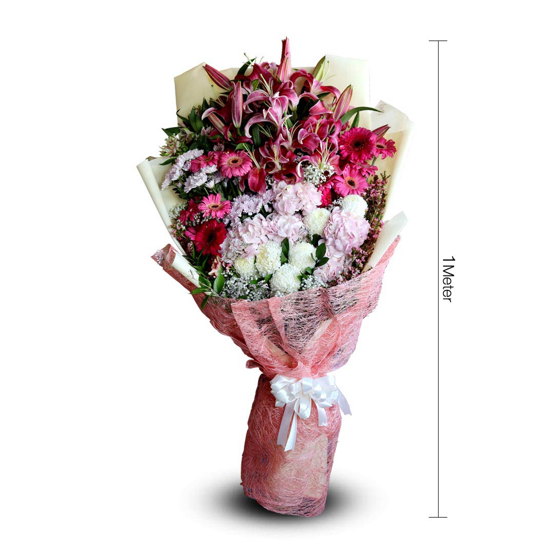 Blissful Bouquet Delivery Abu Dhabi | Send Flowers Abu Dhabi