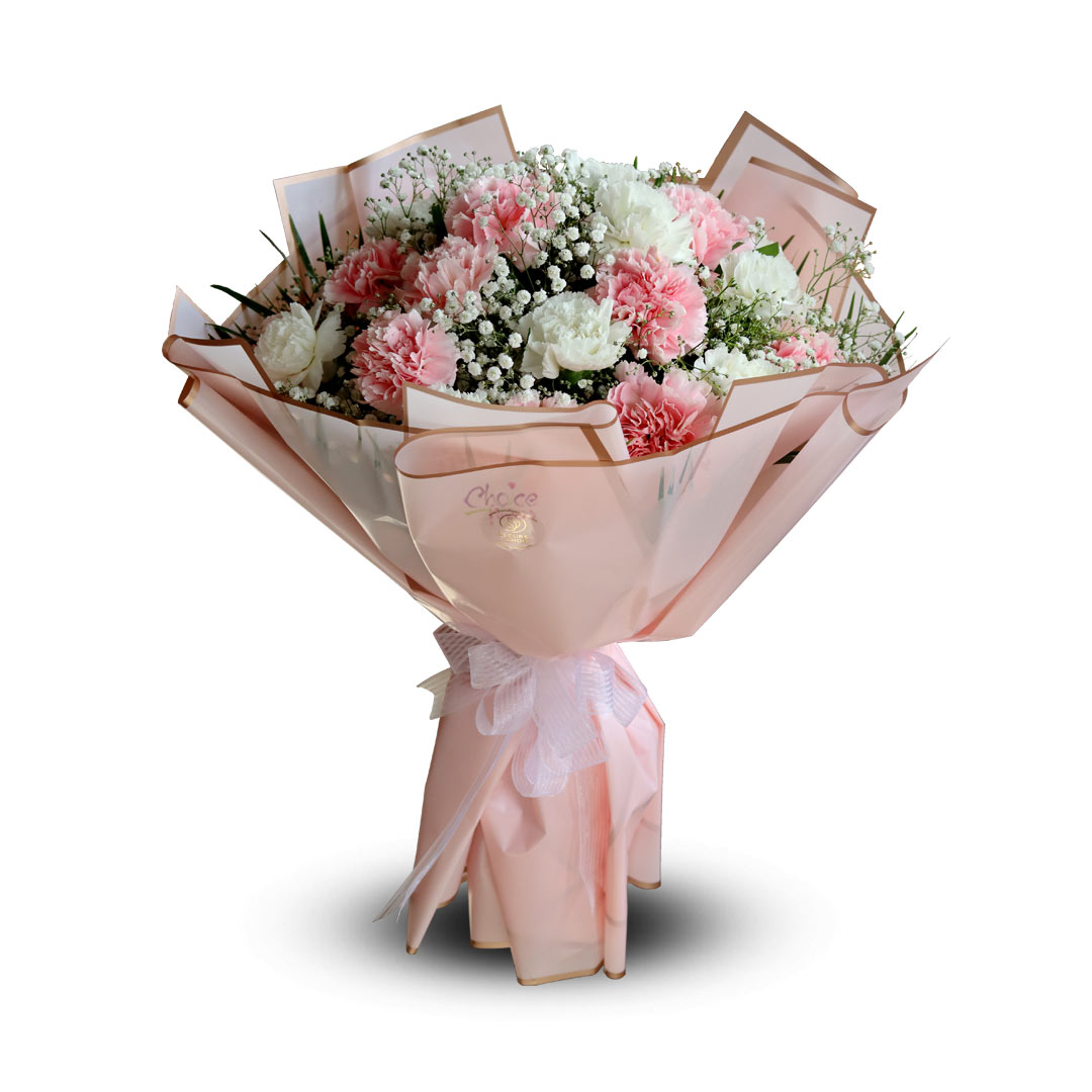 Mixed Carnations Bouquet Delivery in UAE | Carntion Flowers Abu Dhabi