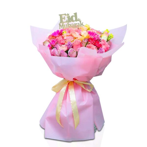 Mixed-pink-flower-bouquet