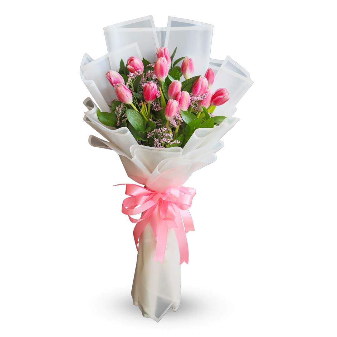 Pink Tulips Beauty Choiceflowersuae