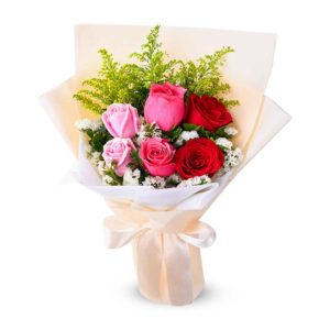 Mixed-rose-bouquet-1