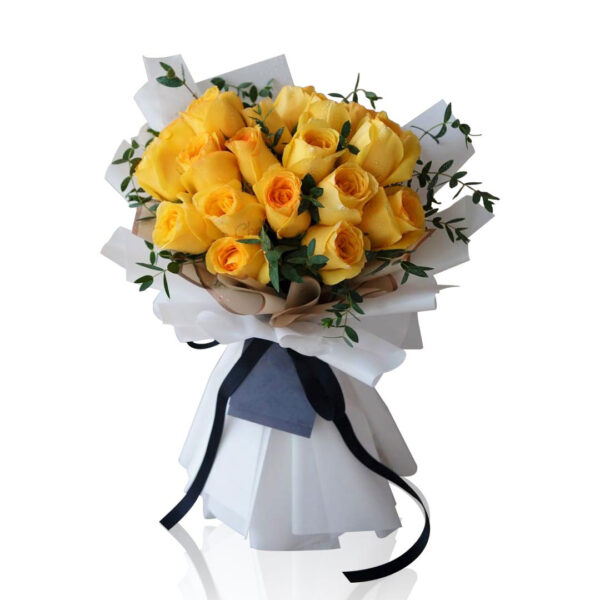 Yellow-rose-bouquet