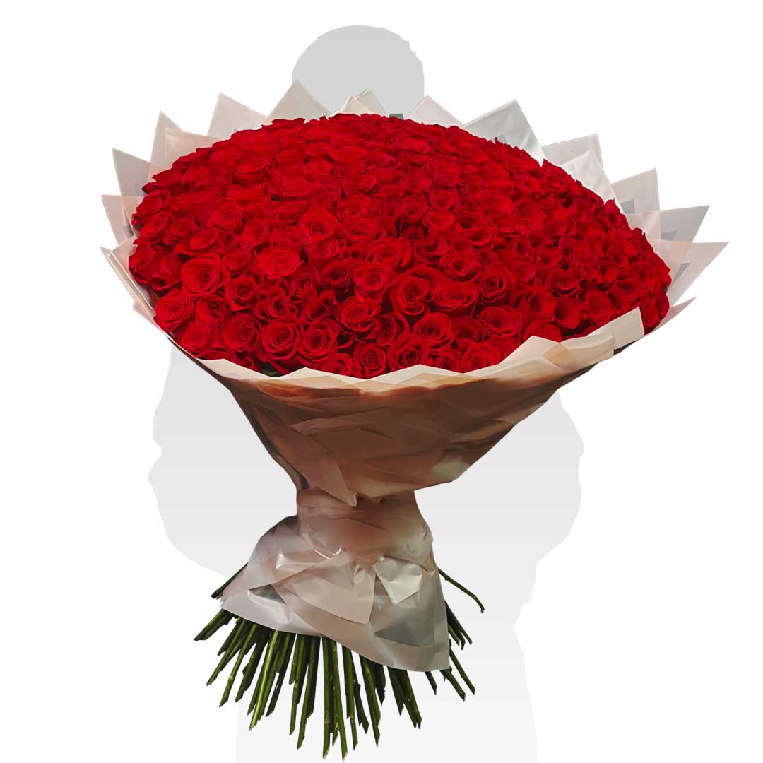 Bouquet of 201 Red Roses - Choiceflowersuae