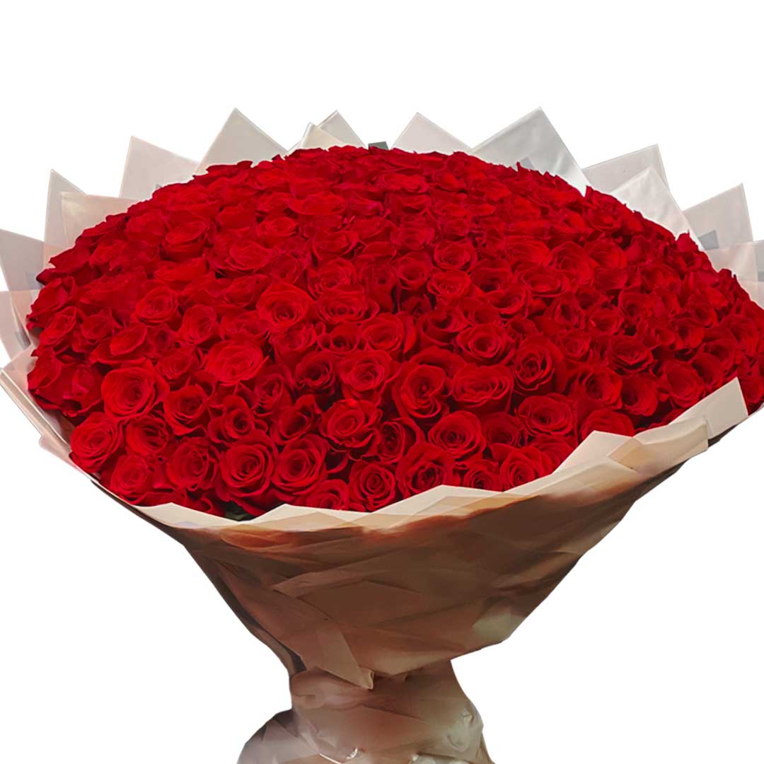 Bouquet of 201 Red Roses - Choiceflowersuae
