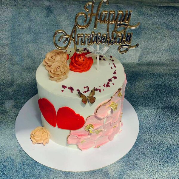 Couple Anniversary Heart Cake | Online Cake Shop - MUUNS Cakes Dubai-nextbuild.com.vn