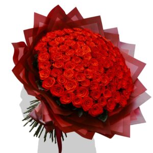 Red-rose-big-bouquet