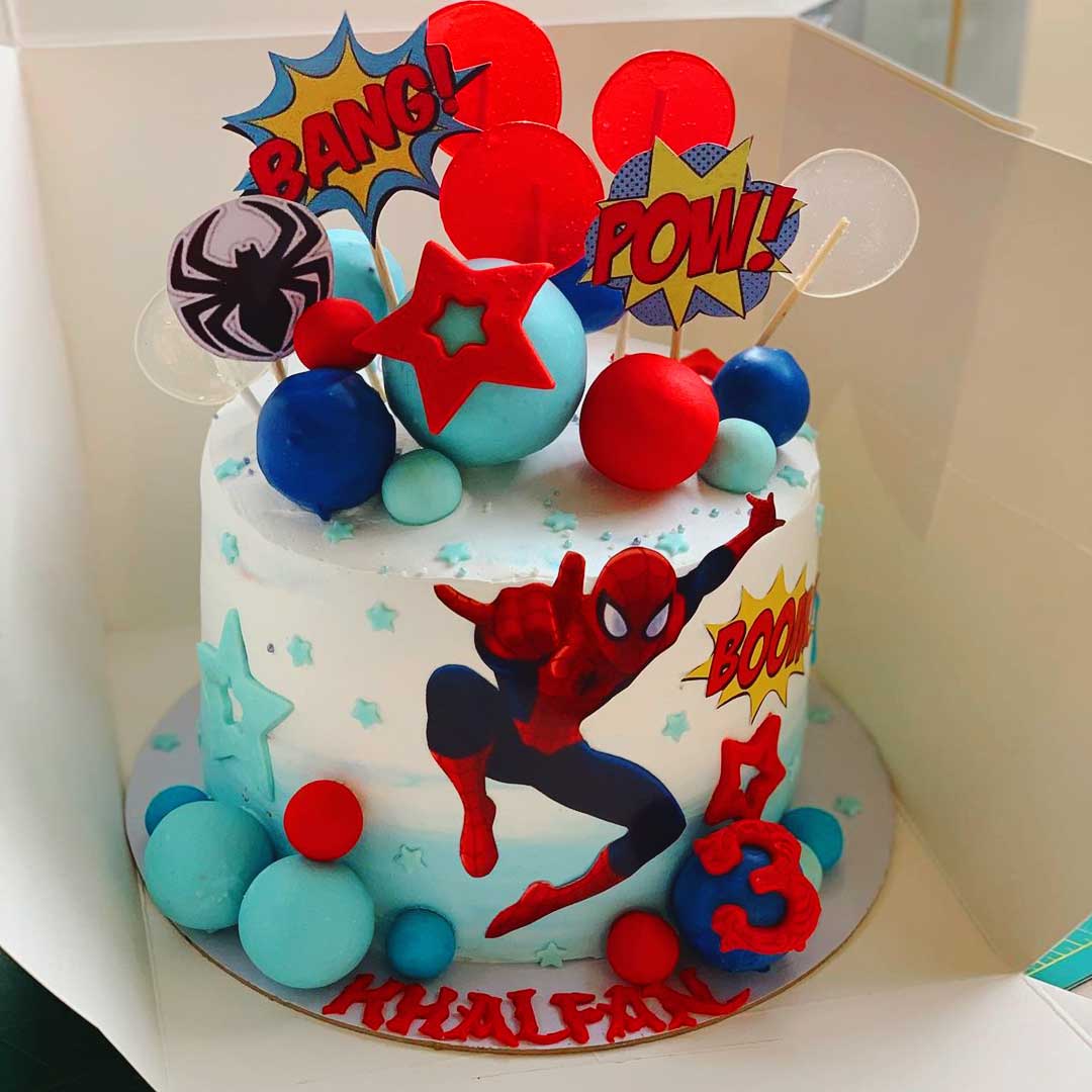 Spiderman Birthday Cake - Choiceflowersuae