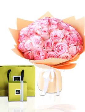 PINK ROSES & PATCHI