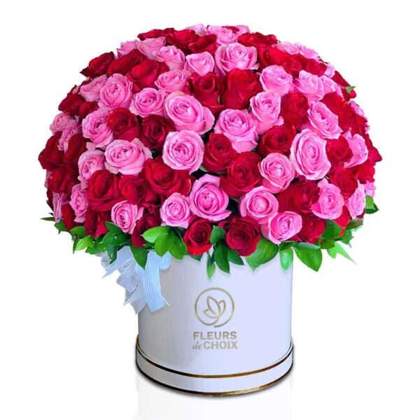 Pink-and-red-rose-box