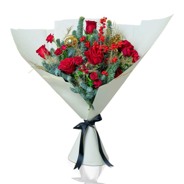 Red Xmas Flower Bouquet