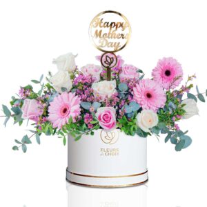 Pink-and-peach-mixed-flower-box