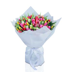 Mixed-tulip-bouquet