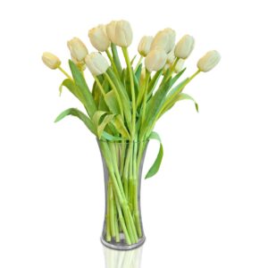 White-tulip-glass-vase