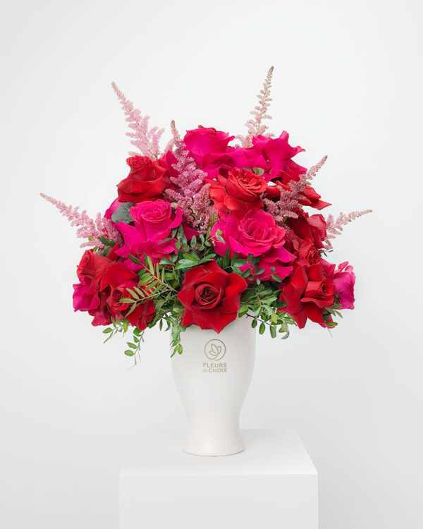 Red Harmony Vase Arrangement