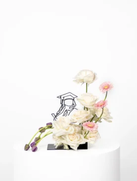 Tulip and Gerbera Graduation Floral Display