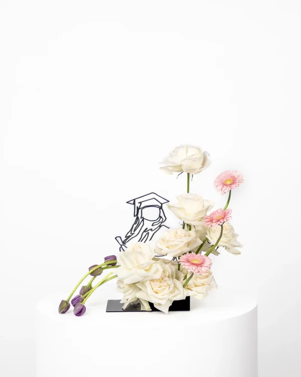 Tulip and Gerbera Graduation Floral Display