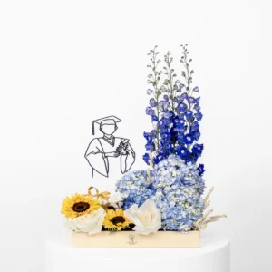 Graduation Floral Tray